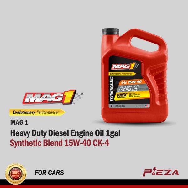 MAG 1 Synthetic Blend 15W-40 CK-4 Heavy Duty Diesel Engine Oil 1 Gallon