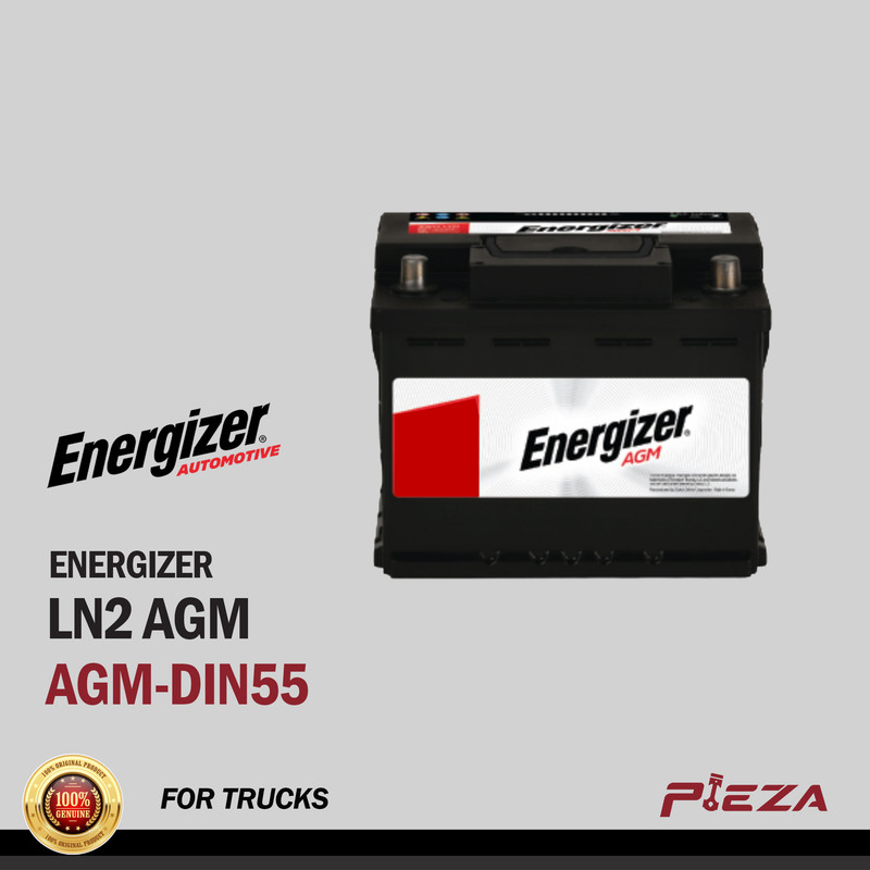 ENERGIZER AGM (DIN55) LN2 Advanced Start-Stop Technology, Maintenance-Free Car Battery (24 months warranty)