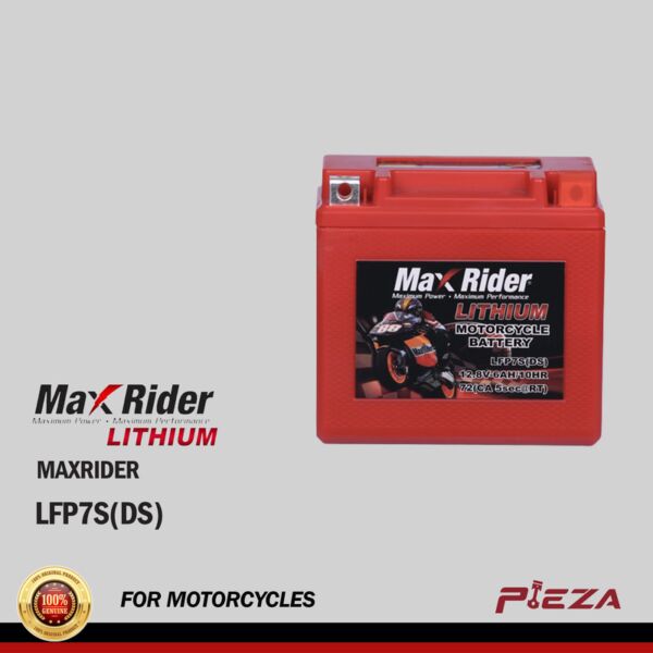 MAXRIDER LFP7S(DS) Maintenance-Free Motorcycle Battery