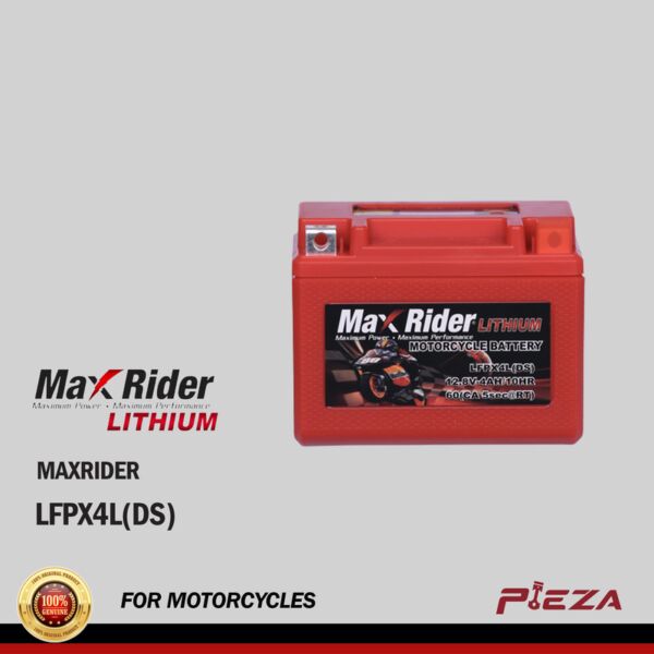 MAXRIDER LFPX4L(DS) Maintenance-Free Motorcycle Battery