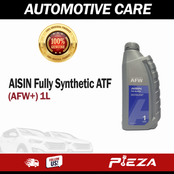 AISIN Fully Synthetic ATF (AFW+) 1 Liter