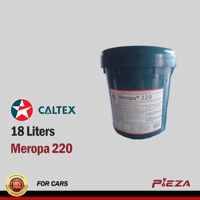 Caltex Meropa 220 Industrial Gear Oils 18 Liters Pieza Automotive Ph