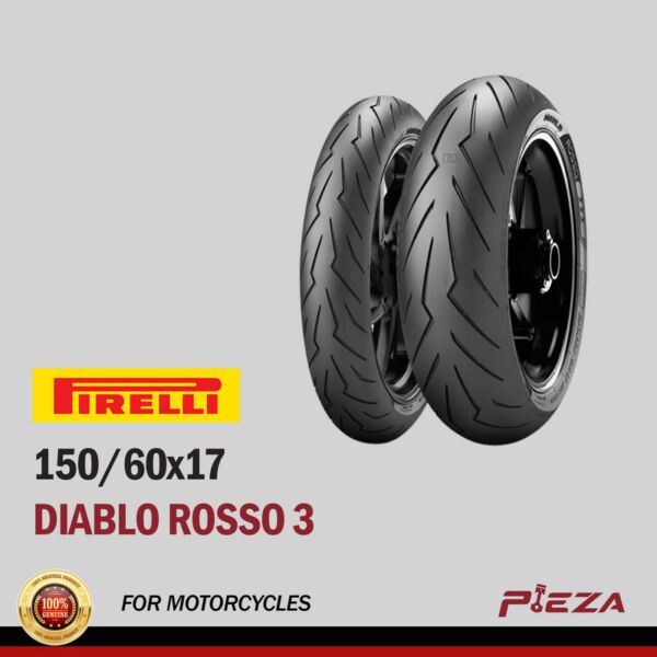 PIRELLI DIABLO ROSSO 3 NYLON BELTED 150/60x17