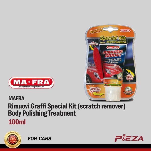 MAFRA Rimuovi Graffi Special Kit (scratch remover) 
Body Polishing Treatment 100ml