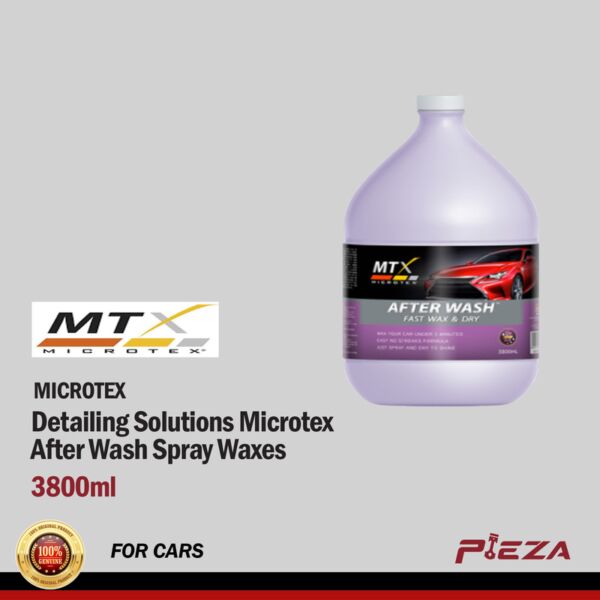 MICROTEX Detailing Solutions Microtex After Wash Spray Waxes 3800ml