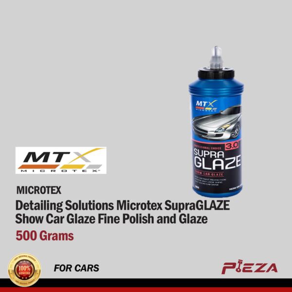 MICROTEX Detailing Solutions Microtex SupraGLAZE Show Car Glaze Fine Polish and Glaze 500 Grams