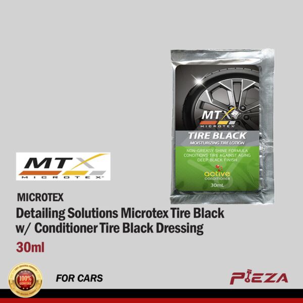 MICROTEX Detailing Solutions Microtex Tire Black w/ Conditioner Tire Black Dressing 30ml