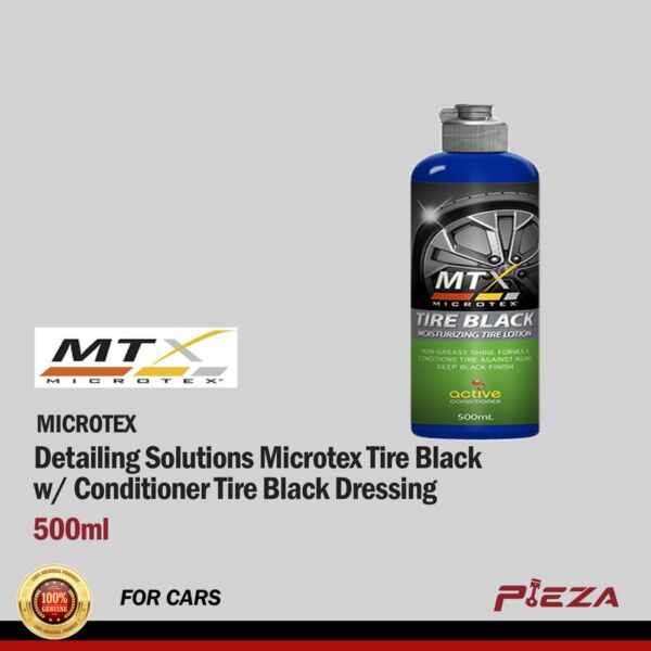 MICROTEX Detailing Solutions Microtex Tire Black w/ Conditioner Tire Black Dressing 500ml