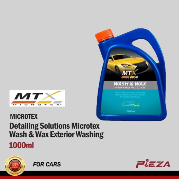 MICROTEX Detailing Solutions Microtex Wash & Wax Exterior Washing 1000ml