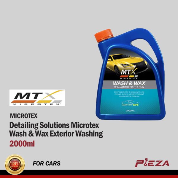 MICROTEX Detailing Solutions Microtex Wash & Wax Exterior Washing 2000ml