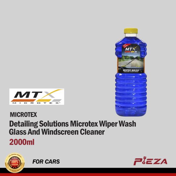 MICROTEX Detailing Solutions Microtex Wiper Wash Glasss and Windscreen Cleaner 2000ml