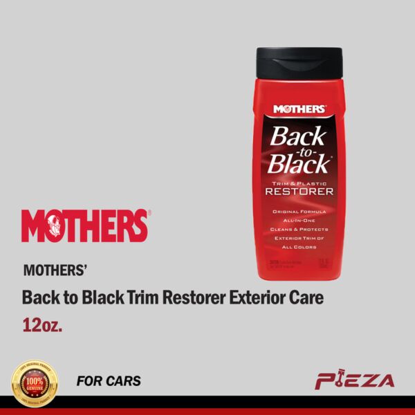 MOTHERS Back to Black Trim Restorer Exterior Care 12oz.