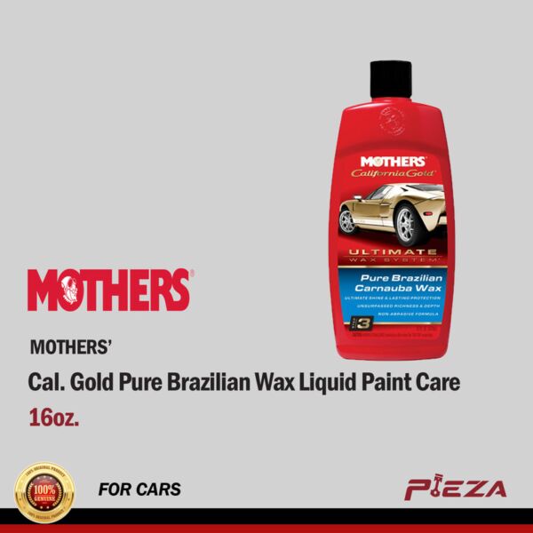 MOTHERS Cal. Gold Pure Brazilian Wax Liquid Paint Care 16oz.