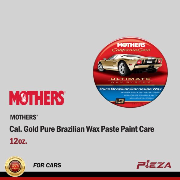 MOTHERS Cal. Gold Pure Brazilian Wax Paste Paint Care 12oz.