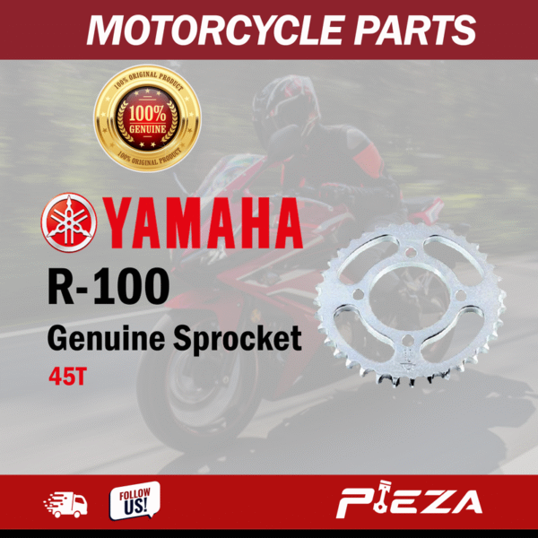 YAMAHA R100 Genuine Sprocket 45T