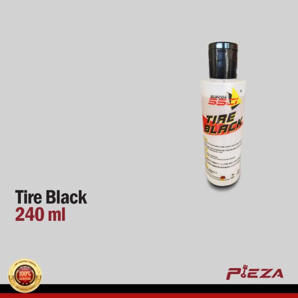 SUPCON Tire Black for Car Tires - 240 ml