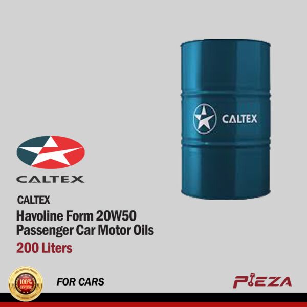 CALTEX Havoline Form 20W50 Passenger Car Motor Oils 200 Liters