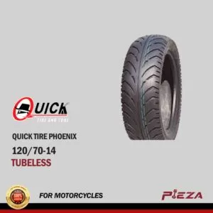 QUICK TIRE Phoenix TL Motorcycle Tires 120/70-14