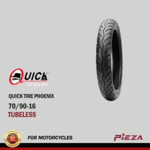 QUICK TIRE Phoenix TL Motorcycle Tires 70/90-16