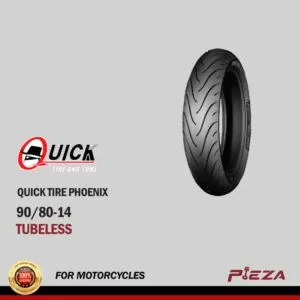QUICK TIRE Phoenix TL Motorcycle Tires 90/80-14