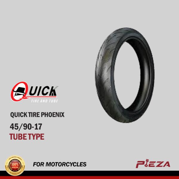 QUICK TIRE Phoenix TT Motorcycle Tires (Sealant and Pito not included) 45/90-17