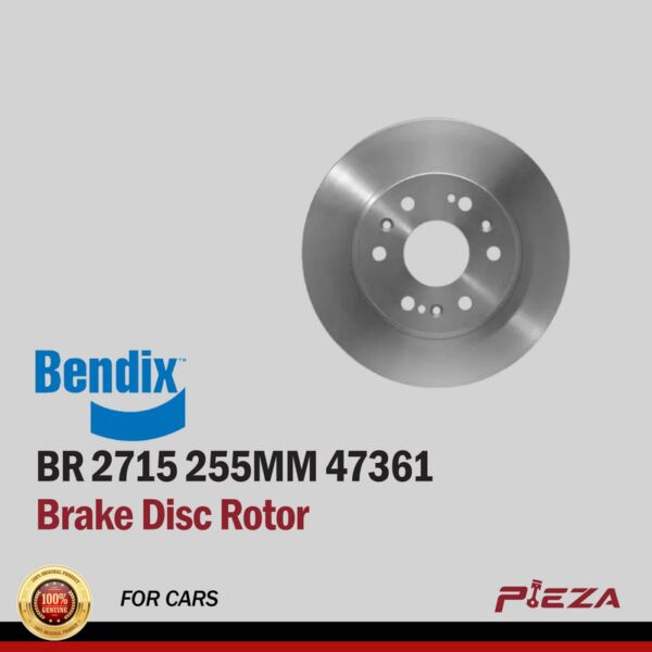 BENDIX BR 2715 255MM 47361 Brake Disc Rotor