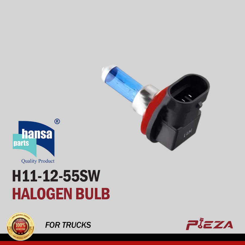 HANSA H11-12-55SW SUPER WHITE HALOGEN BULB