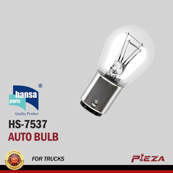 HANSA HS-7537 AUTO BULB S25/P21/5W 24V (21/5W) BASE: (BAY15d) CIRCUIT: 1034N