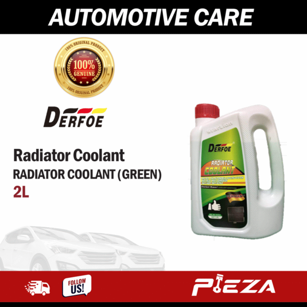 DERFOE RADIATOR COOLANT (GREEN) 2L