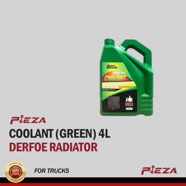 DERFOE RADIATOR COOLANT (GREEN) 4L