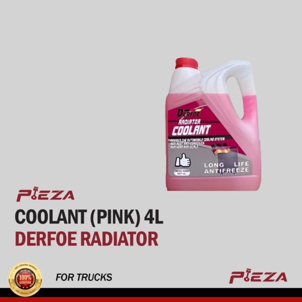 DERFOE RADIATOR COOLANT (PINK) 4L