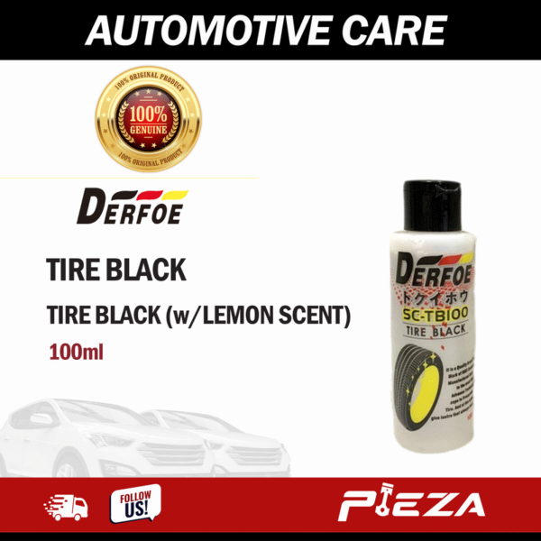 TIRE BLACK 100ml (w/ LEMON SCENT)