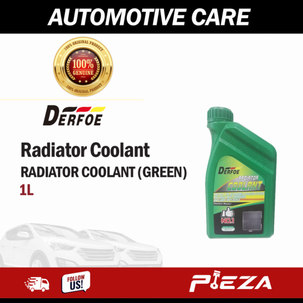 DERFOE RADIATOR COOLANT (GREEN) 1L