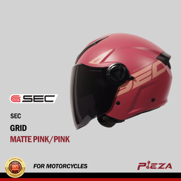 SEC GRID MATTE PINK PINK